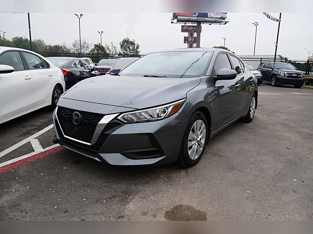 Used 2021 Nissan Sentra S with VIN 3N1AB8BV1MY232787 for sale in Austin, TX