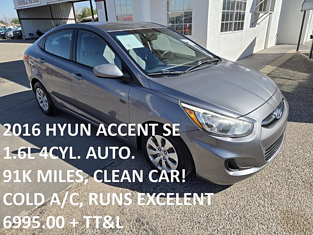 2016 Hyundai Accent SE 4-Door 6-Speed Automatic's photo