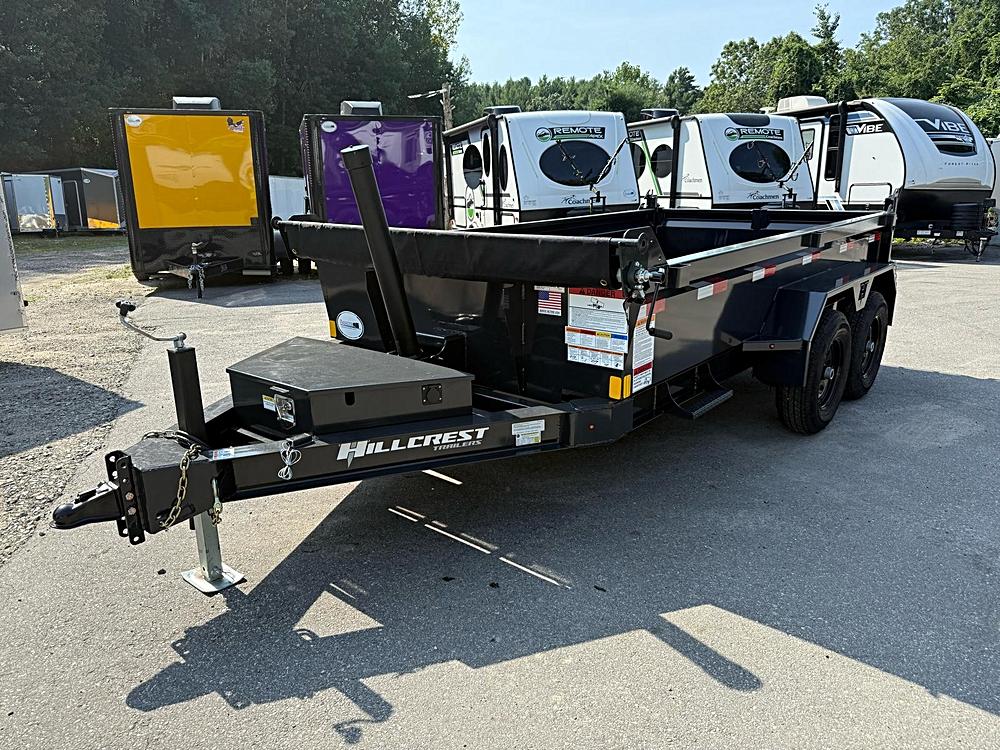 2026 HILLCREST 6X12 DUMP TRAILER 10000 GVWR STANDAR
