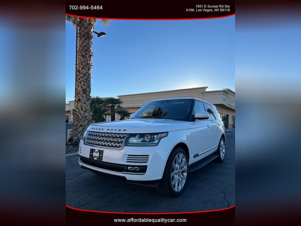 2014 Land Rover Range Rover Supercharged Ebony Edition Sport Utility 4D