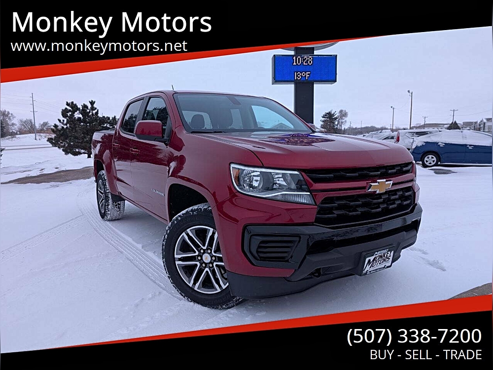 2021 Chevrolet Colorado Work Truck 4x4 4dr Crew Cab 5 ft. SB