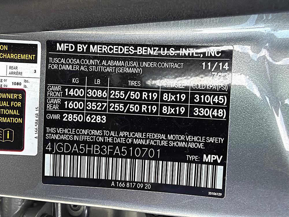 2015 Mercedes-Benz M-Class ML350 - Photo 51