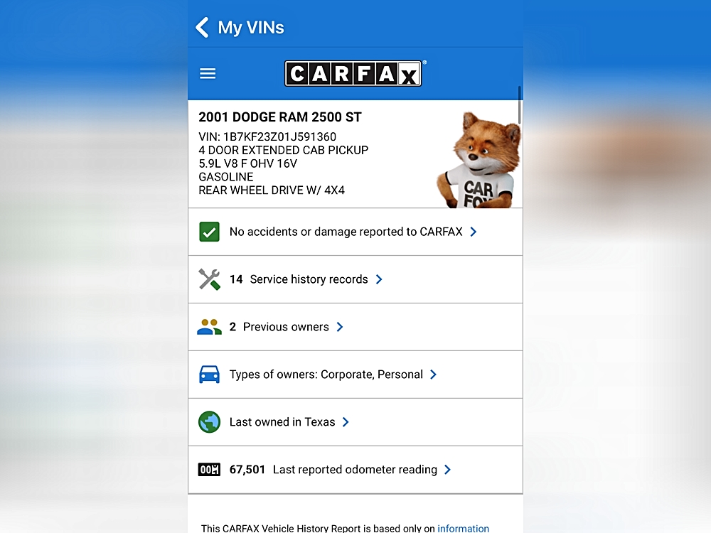 2001 Dodge Ram Pickup ST's photo