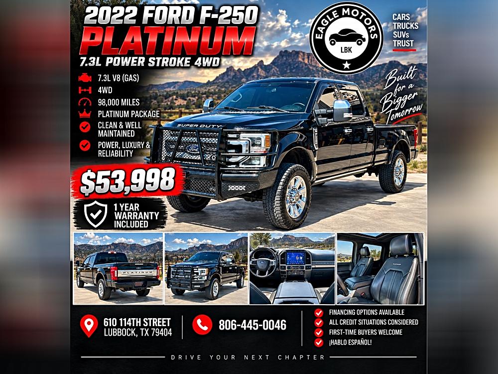2022 Ford F-250 Super Duty Platinum