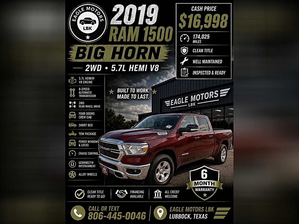 2019 RAM 1500 Pickup