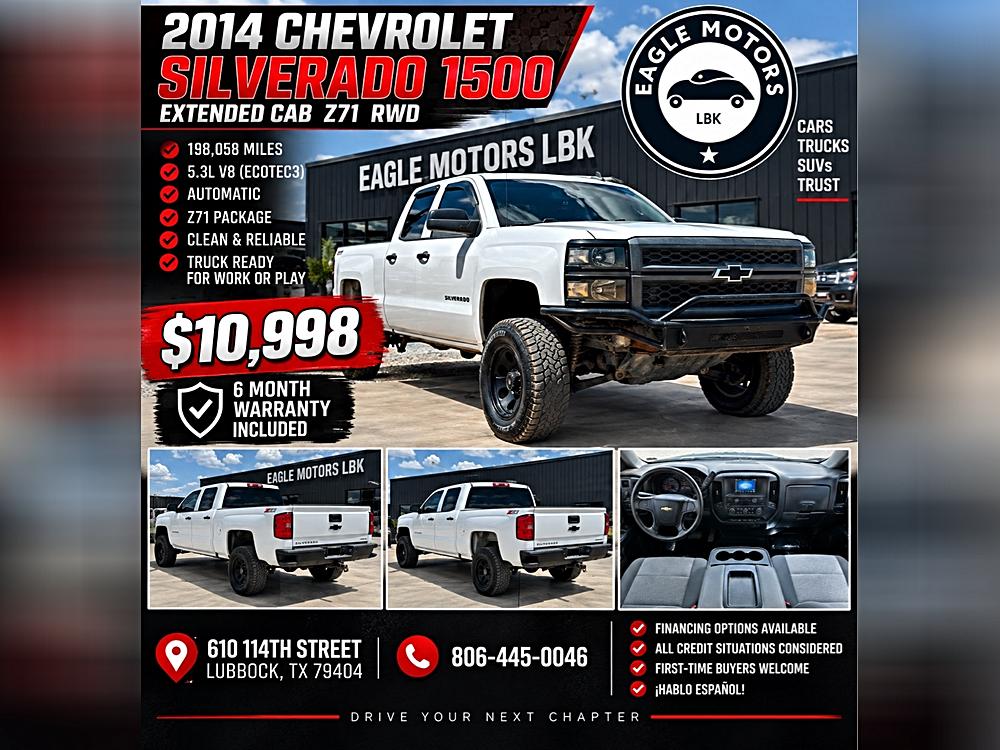 2014 Chevrolet Silverado 1500 Work Truck 1WT