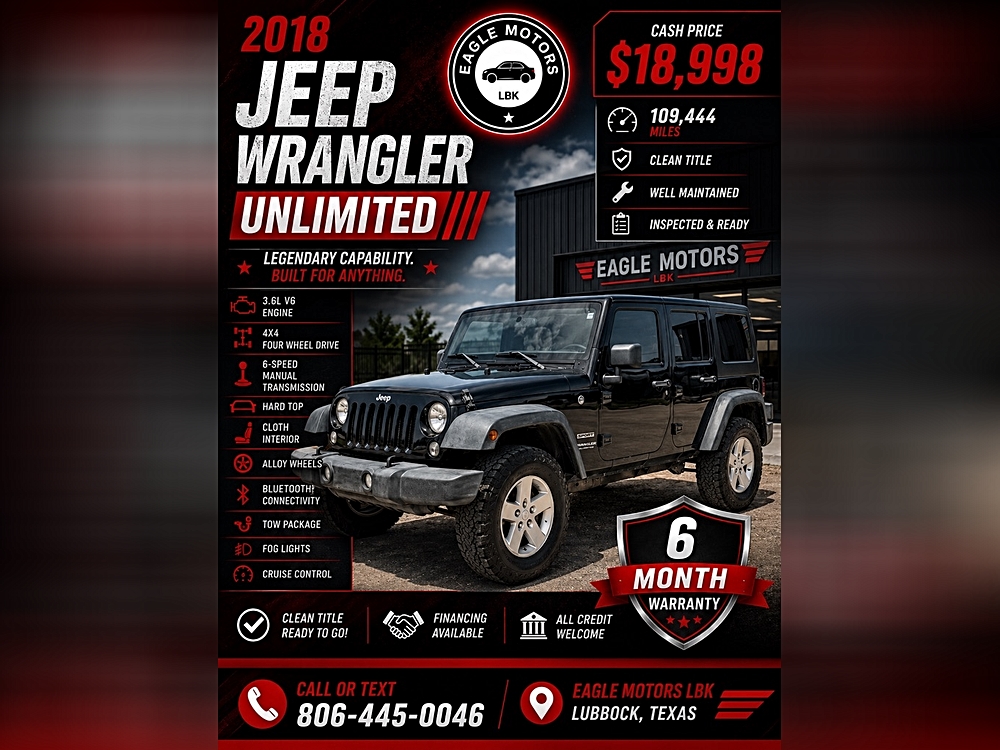 2018 Jeep Wrangler JK Unlimited