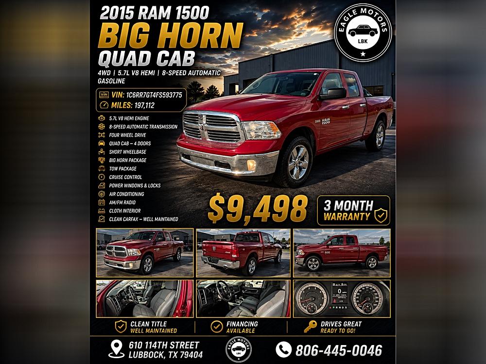 2015 RAM 1500 Pickup