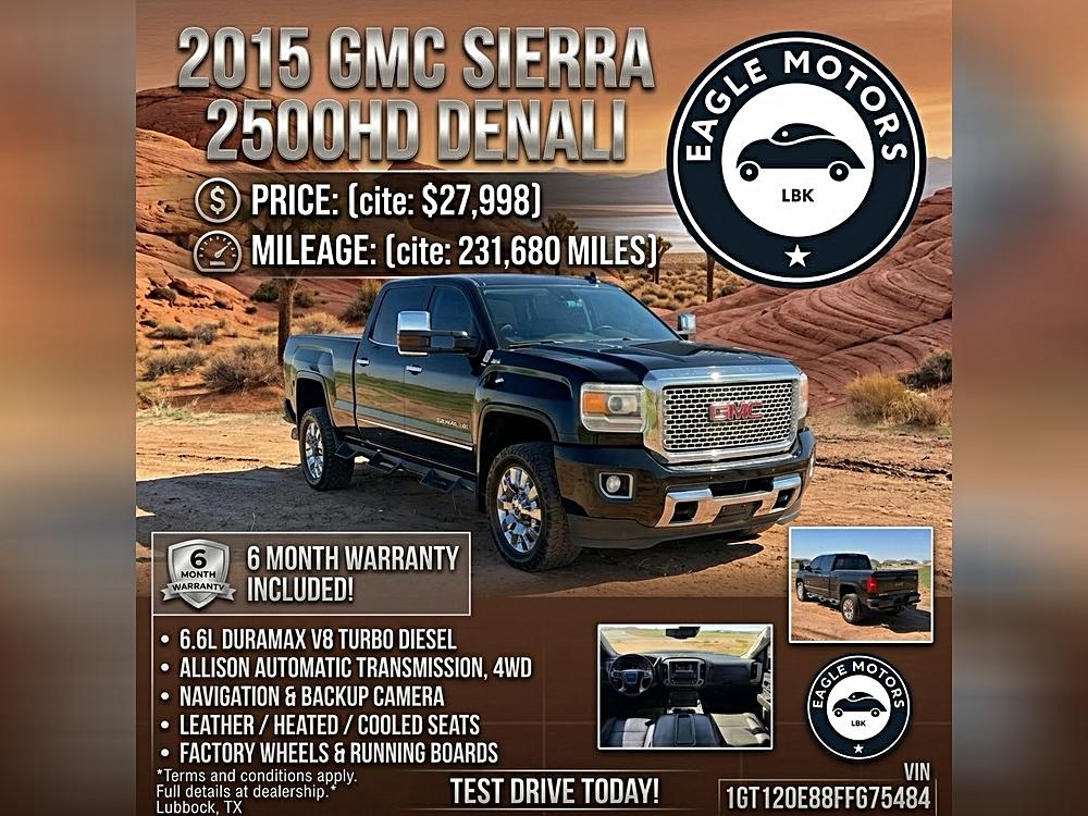 2015 GMC Sierra 2500 Denali HD