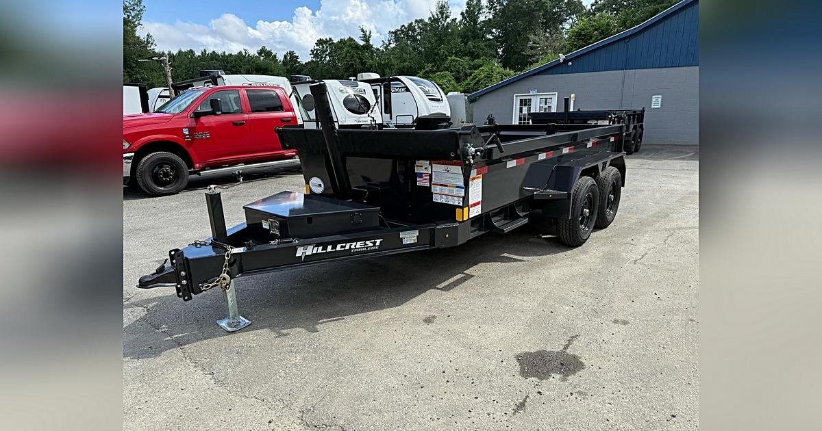 2026 Hillcrest 6X12 DUMP TRAILER 10000 GVWR STANDAR