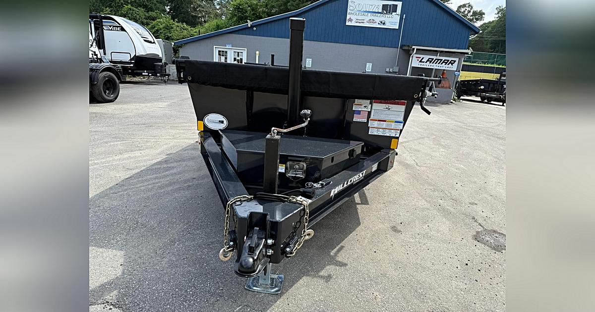 2026 Hillcrest 6X12 DUMP TRAILER 10000 GVWR STANDAR