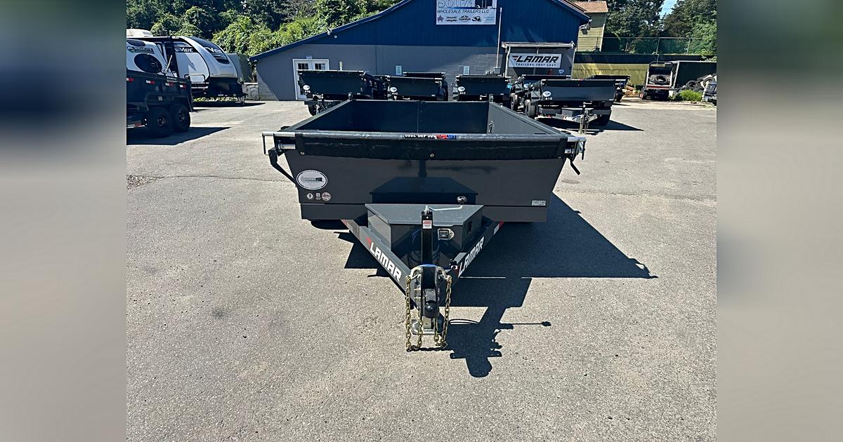 2026 Lamar 77 X 10 18 WELD-ON SIDES DM DUMP TRAIL