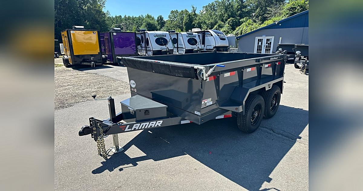 2026 Lamar 77 X 10 24 WELD-ON SIDES DM DUMP TRAI