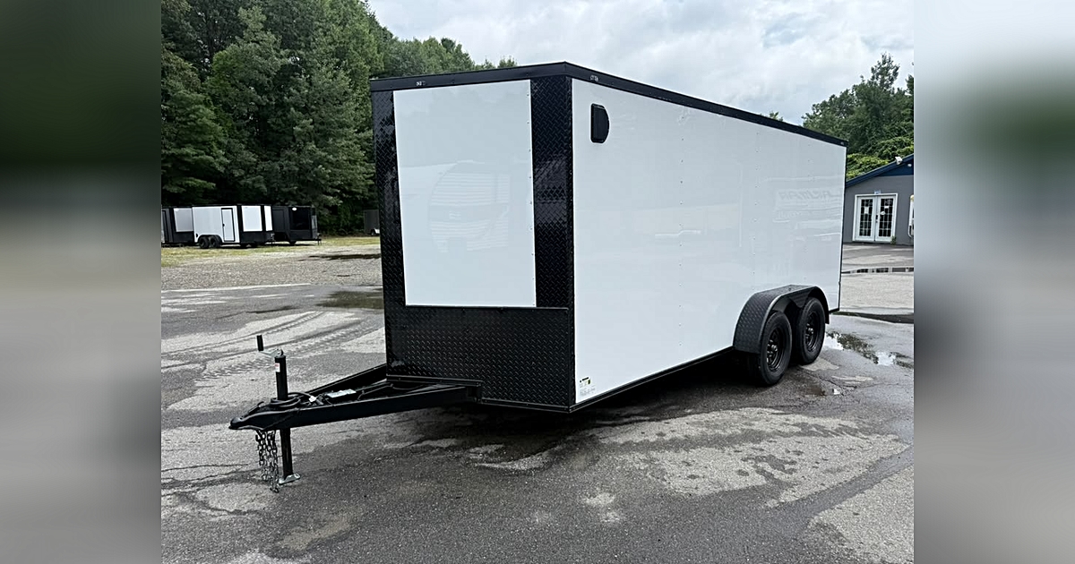 2026 J&C Suppliers 7X16TA ENCLOSED CARGO TRAILER POLYCORE