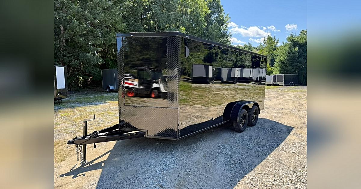 2026 J&C Suppliers 7X16TA ENCLOSED CARGO TRAILER POLYCORE