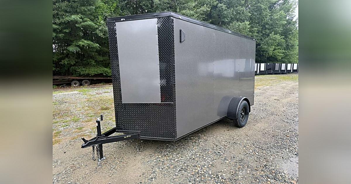 2026 J & C Suppliers 6X12SA ENCLOSED CARGO TRAILER POLYCORE