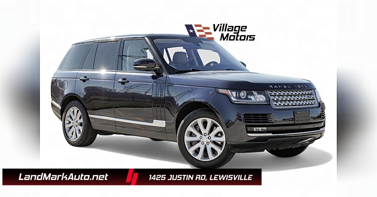 2016 Land Rover Range Rover 4WD 4dr HSE