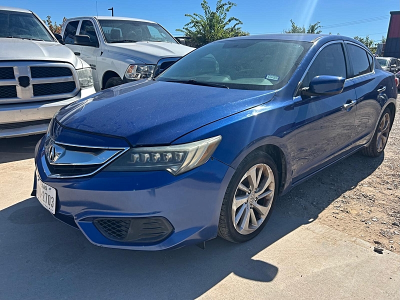 2016 Acura ILX azul en el lote de John Kamal Cars